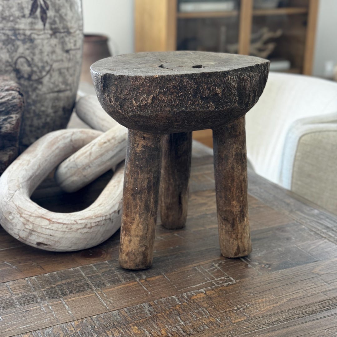 小さなセヌフォのスツールは珍しい - Etsy 日本