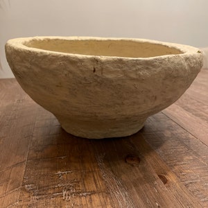 Papier-mâché bowl