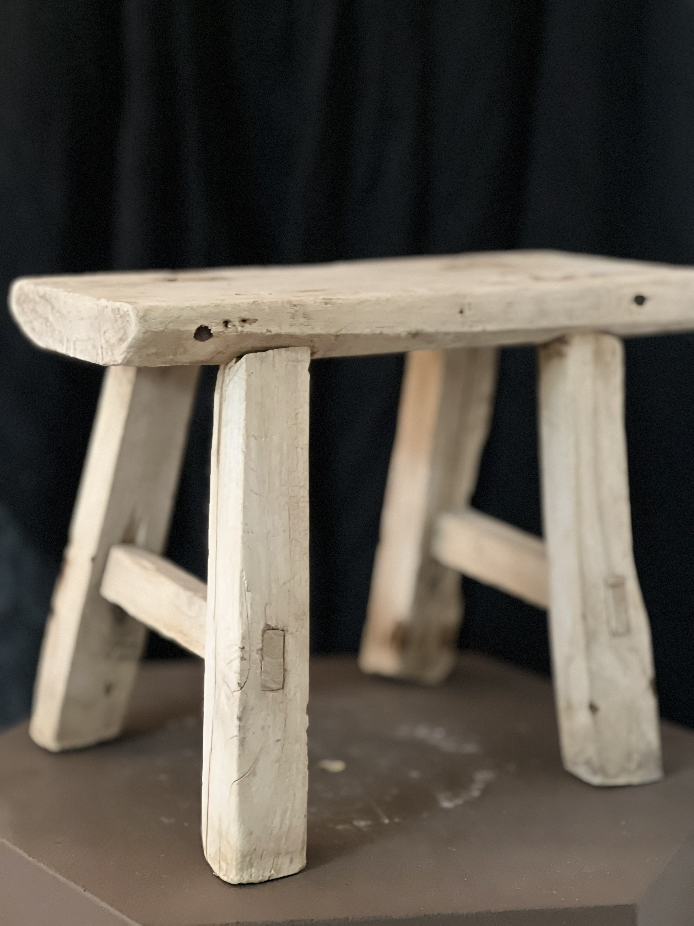 Vintage Chinese Stool - Etsy