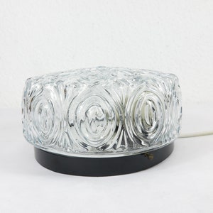 70s wall lamp glass
