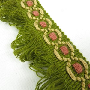 70s braid, border, lace, braid, fringe braid per meter