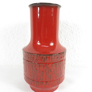 70er Vase Rot Thomas Porzellan #14747