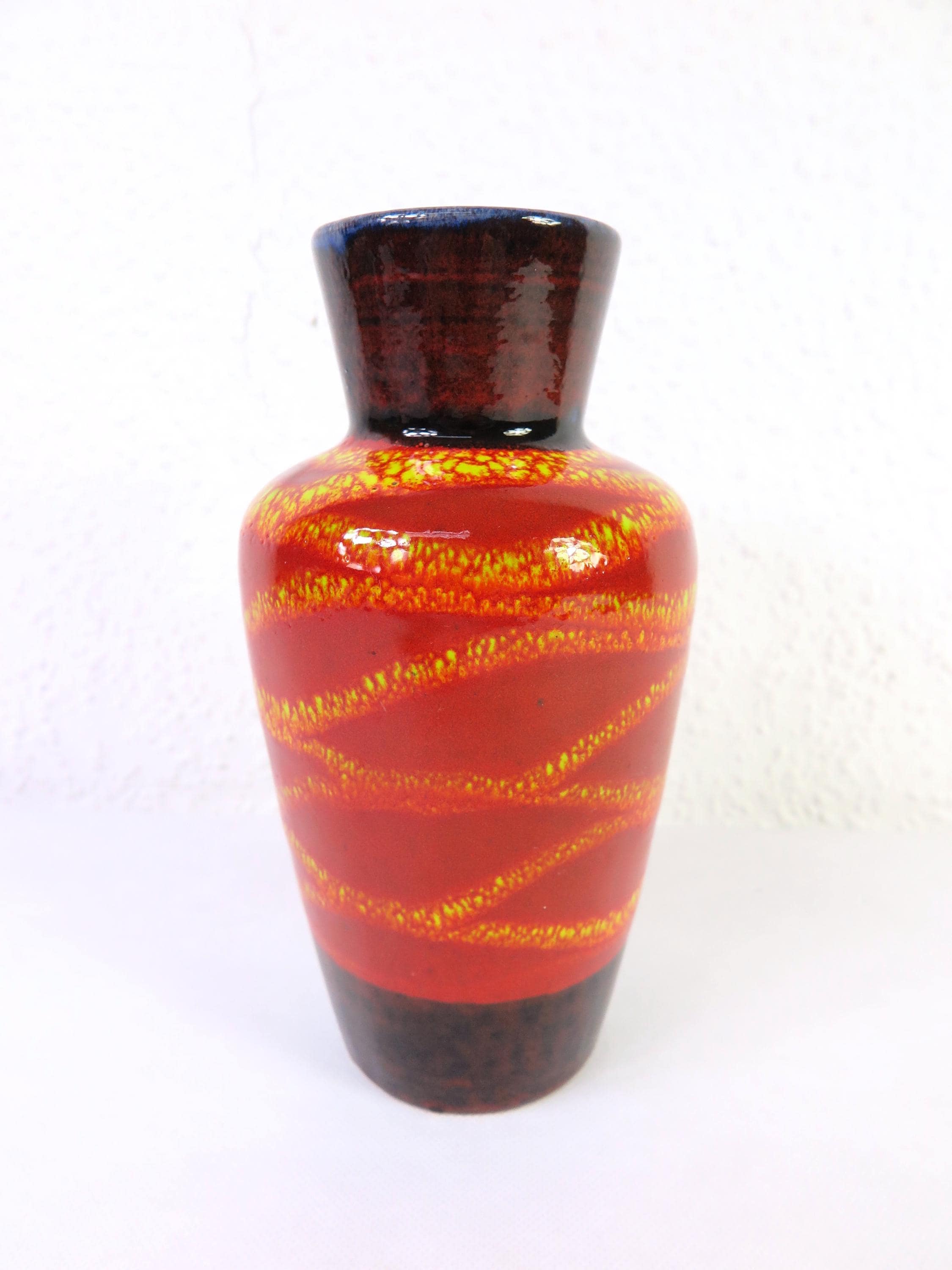 70年代の花瓶 オレンジ #15179 - Etsy 日本