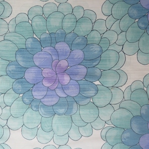 60s 70s Decoration fabric per meter