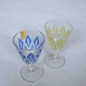 Copas de licor de los años 60 VMC #4771