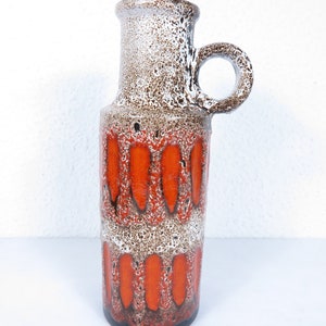 70s vase orange