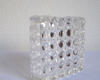 70s branch vase bubble optic