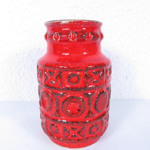 70s Vase Ceramic Red Bay