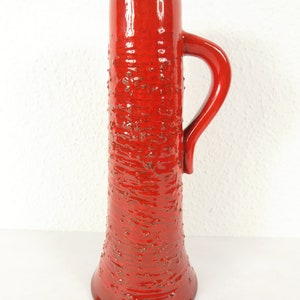 70s artist vase with handle