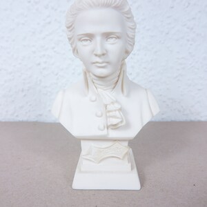 1981 Bust of Mozart by A. Gianelli