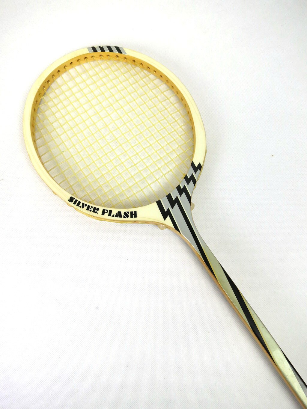 Ancienne raquette de badminton en bois (Regent, Dunlop, etc