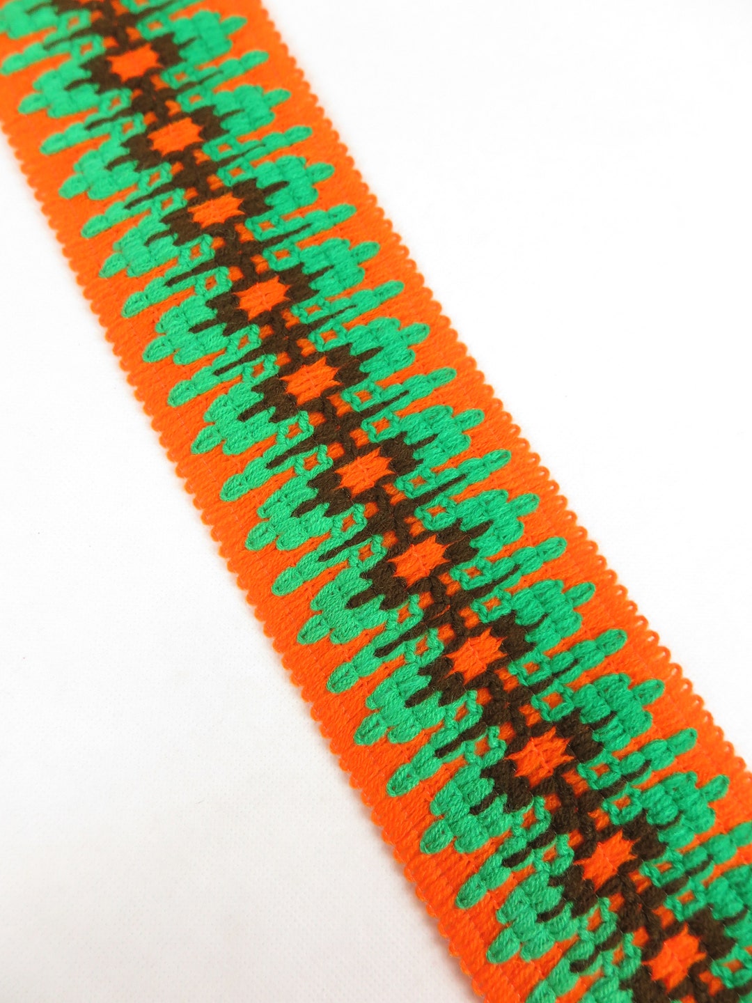 60s Border, Border, Strand, Ribbon, Orange per Meter - Etsy