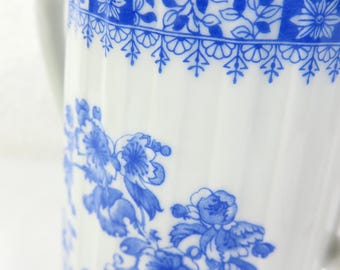 30s China blue coffee pot, teapot, genuine Tuppack Tiefenfurt