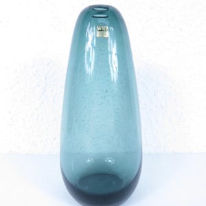 60s vase smoked glass, WMF
