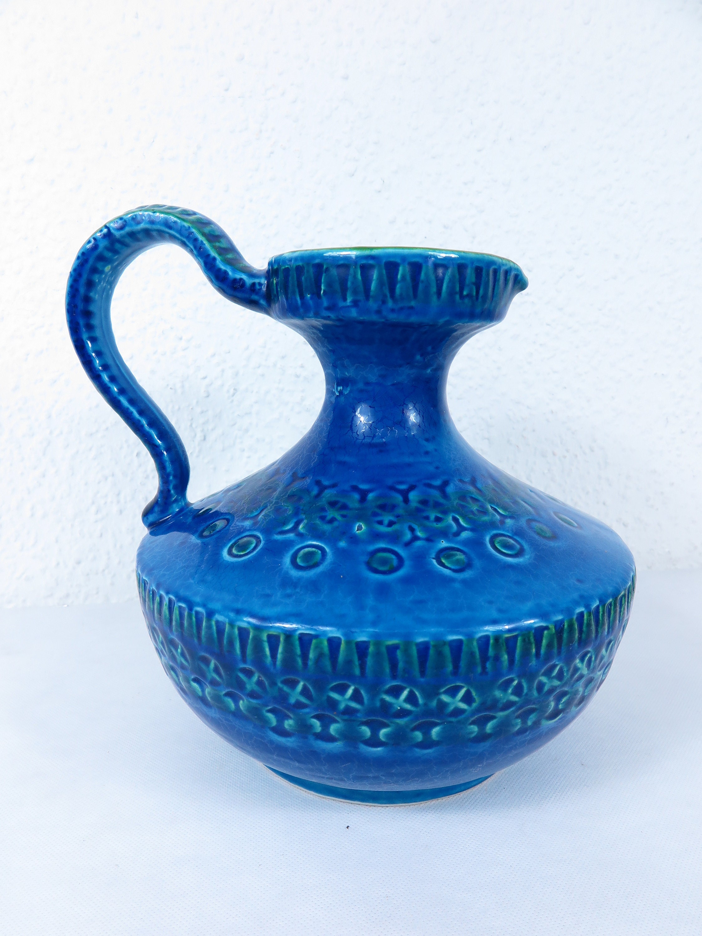 70s Vase With Handle Bitossi ARS Italyca - Etsy