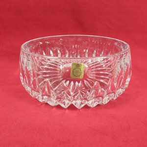 70s salad bowl lead crystal