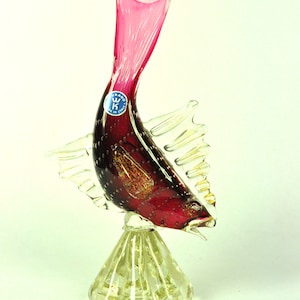 70s glass fish Murano