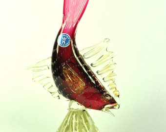 70年代のガラスの魚 ムラーノ #12761