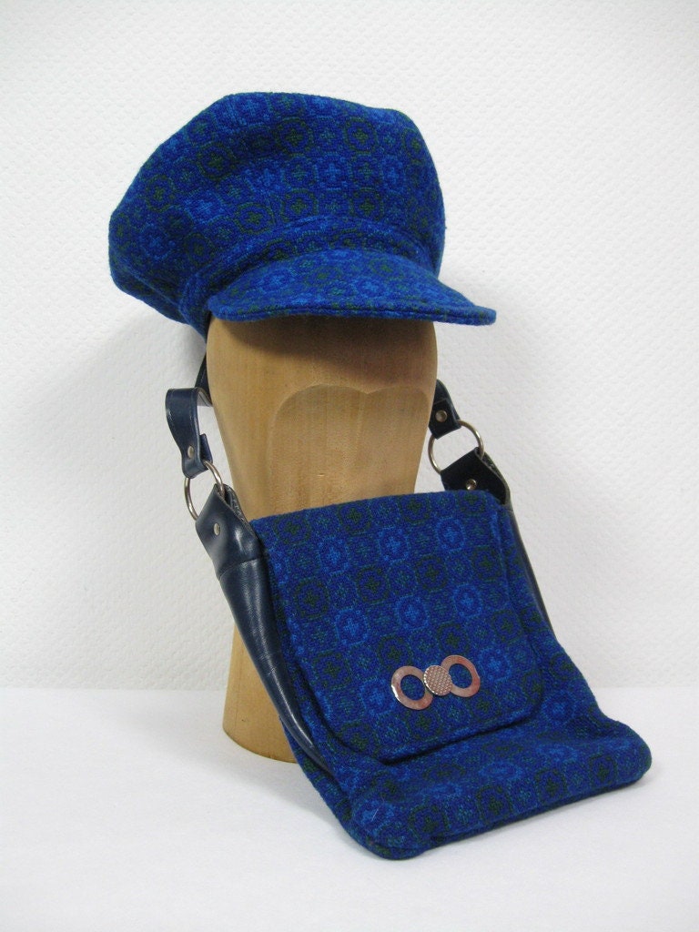 Gorra y bolso de globo de los años 60 #9915