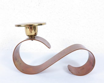 50年代の銅製キャンドルスタンド #14725 - Etsy 日本