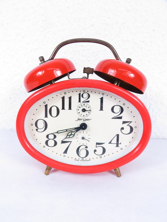 70s Alarm Clock Jerger Orange - Etsy 70s Alarm Clock Jerger Orange - Etsy