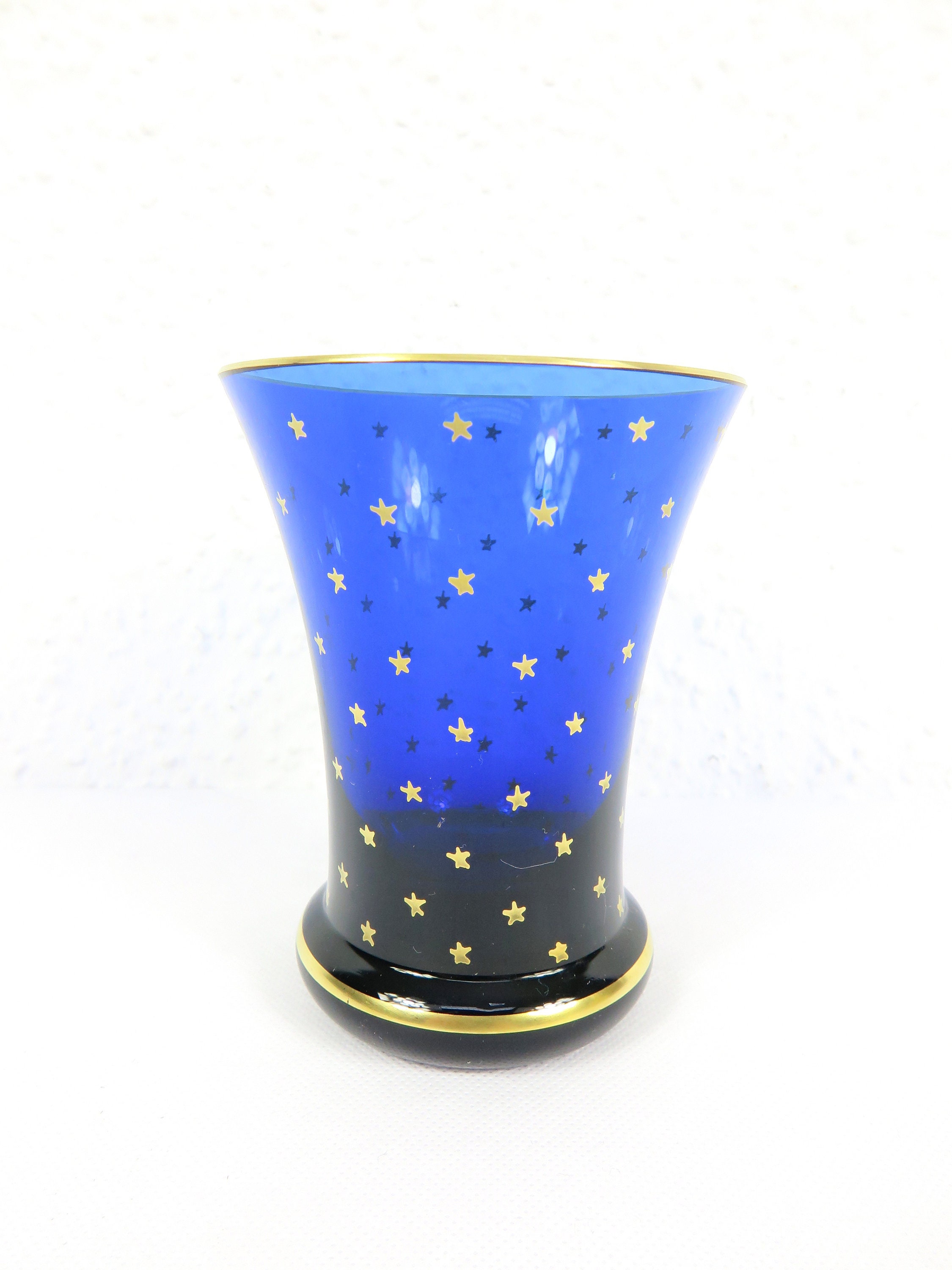 1970年代昭和レトロアンティーク ガラス細工吊り下げガラス花瓶