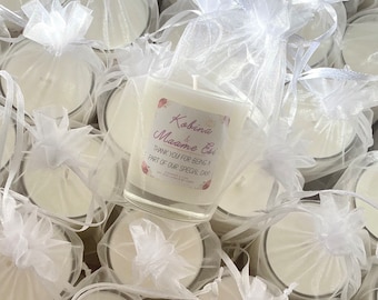 Personalised Wedding Candle | Wedding favours | Keepsake Wedding Gift | Soy Scented Candle | Handmade