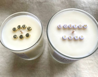 Candela con messaggio nascosto / Messaggio segreto / Regalo personalizzato / Regalo a sorpresa / Candela di cera di soia