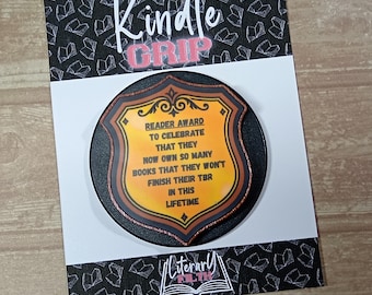 E-reader Phone Grip - Reader Award - Funny Themed Bookish Gift