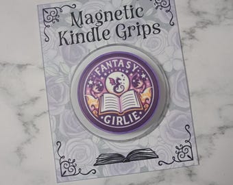 E-reader Phone Grip - Fantasy Reader Themed Bookish Gift