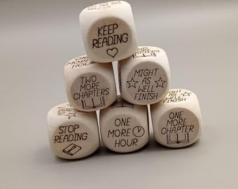 Reading Decision Dice - Literary Gifts for Book Lovers, Reading Enthusiasts, Book Worms, Book Reader Decision Maker