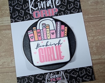 E-reader Phone Grip - Bookish Girlie - Themed Bookish Gift