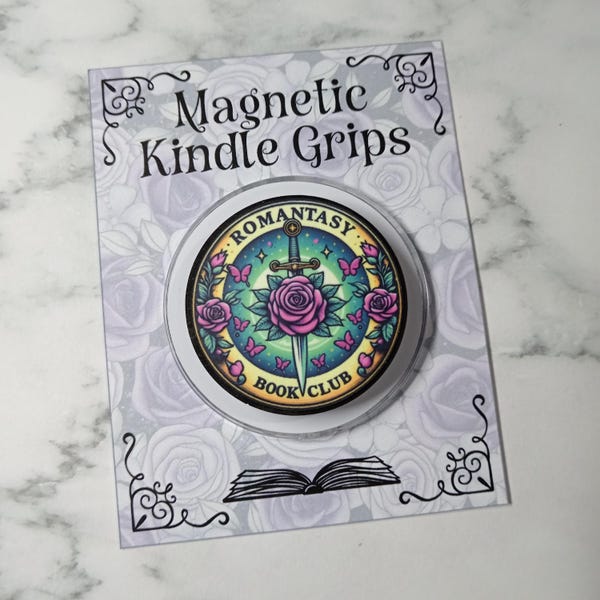 E-reader Phone Grip - Romantasy Reader Themed Bookish Gift