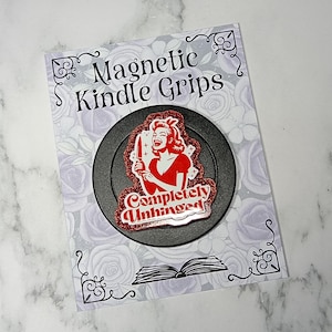 Magnetic E-reader Phone Grip - Reading Lovers Themed Bookish Gift