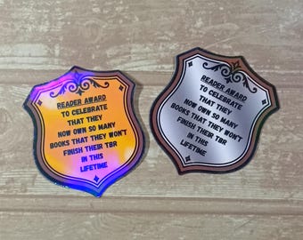 Reader Award - Vinyl Sticker, Water Resistant