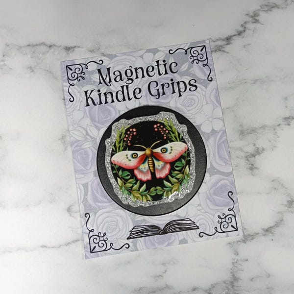 Magnetic E-reader Phone Grip - Fantasy Reading Themed Bookish Gift