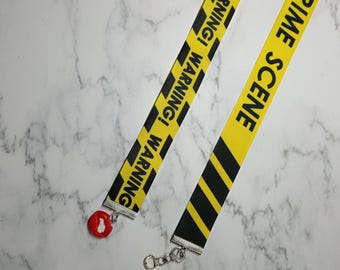 Ribbon Style Bookmark - Crime, Warning, Funny Themed
