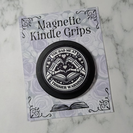 E-reader Phone Grip - Dark Romance Reader Themed Bookish Gift