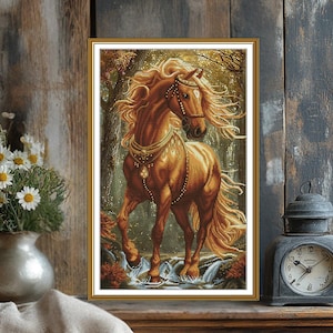Korsstygnskit Magic Horse, Nova Sloboda, DIY-nålsöm