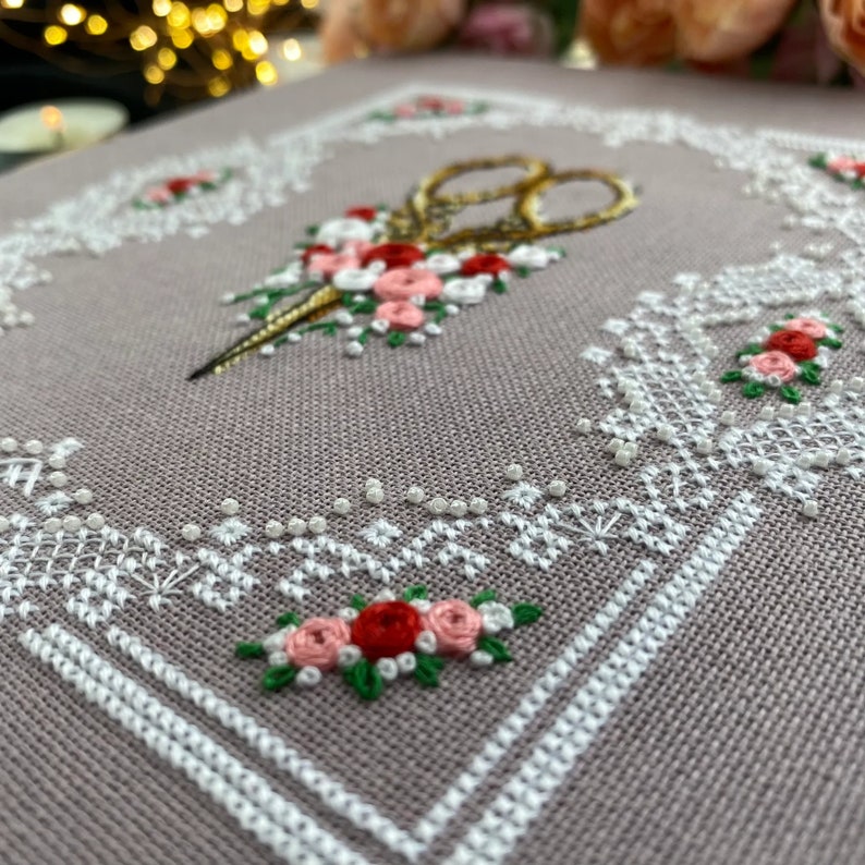 DIY Cross Stitch Kit spring Creativity, Beadwork. Set of Tapestries