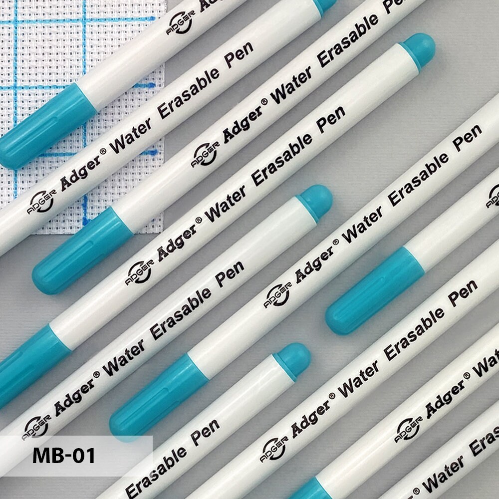 7 Colors Adger Water Soluble Pens Water Erasable Marking Pen Marking Pen  Pattern Transferring Fabric Marker Pen Embroidery Cross Stitch 