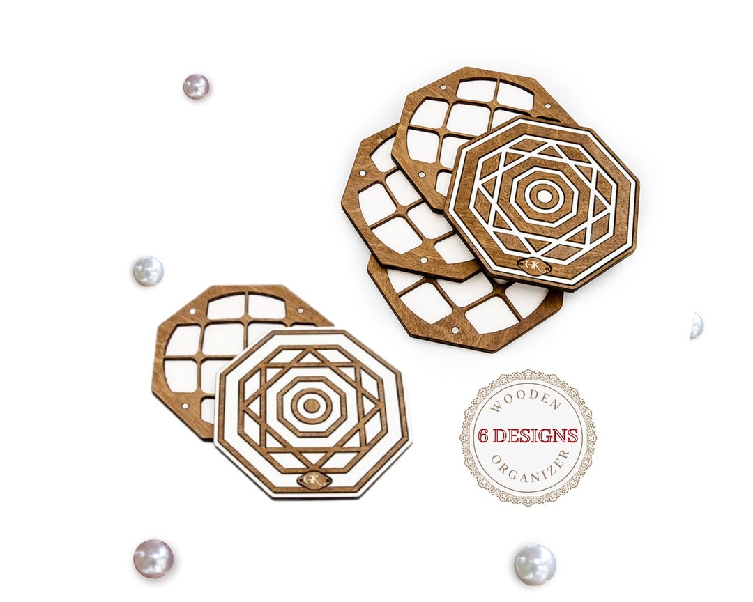 Wooden Bead Organizer With Wooden and Convenient Box/box