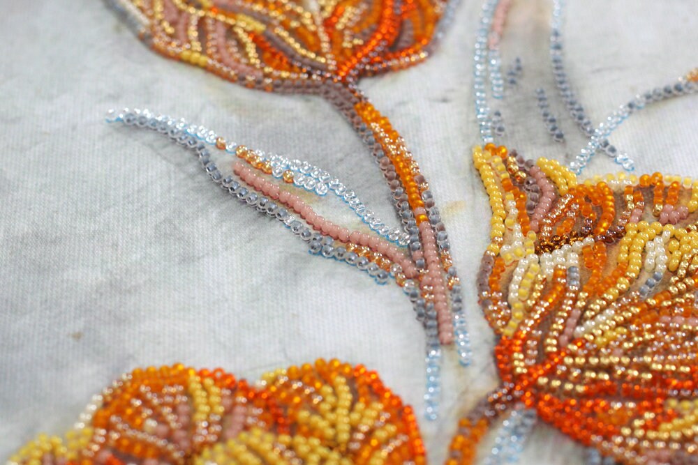 Kit DIY De Broderie Perles Sur Bois Motif Tulipe Et œufs - Wonderland Ukraine