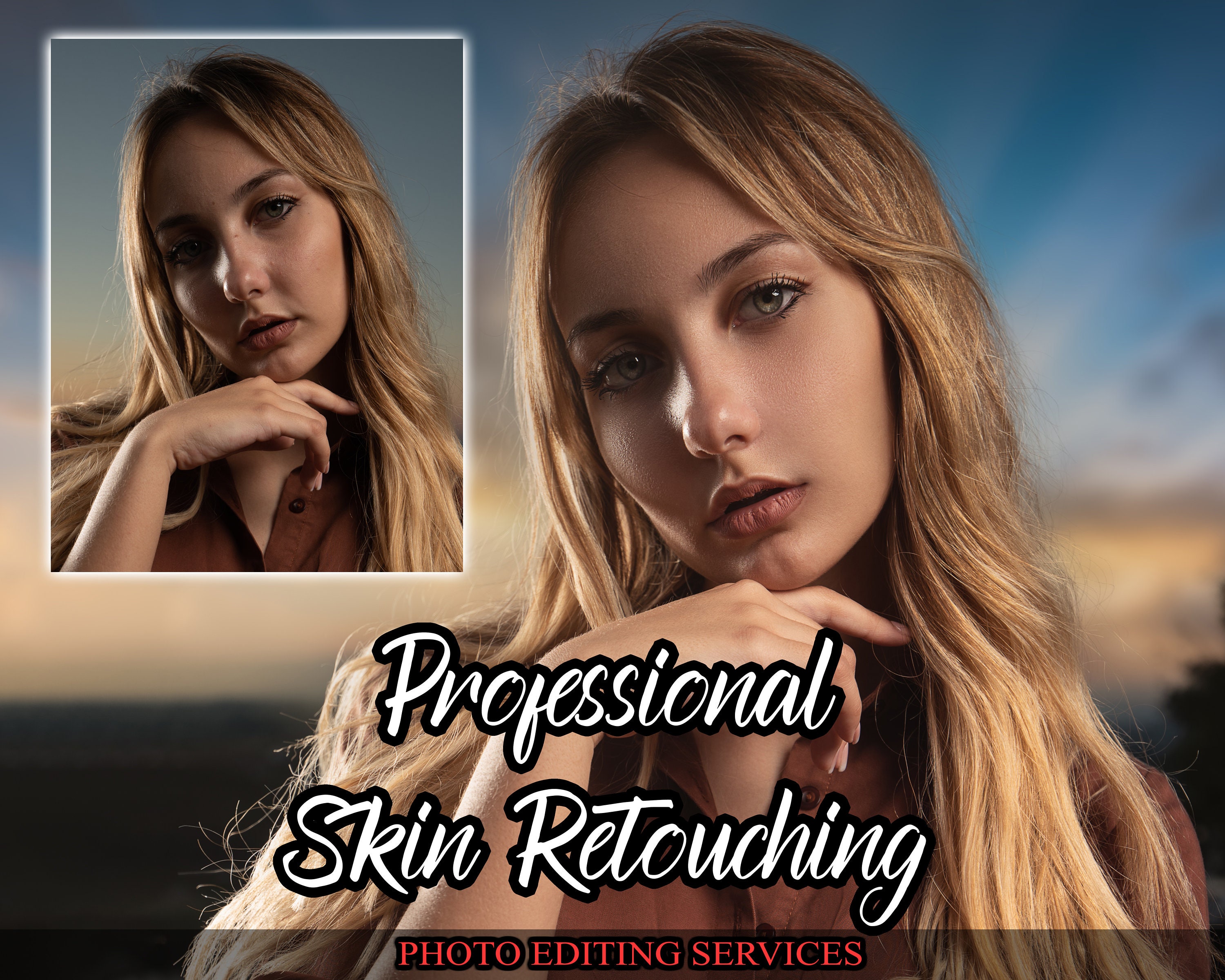 Portrait Retouching - Etsy