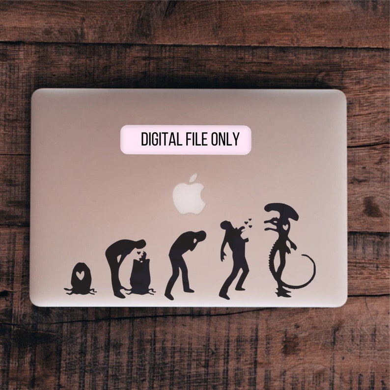 Xenomorph Alien Life Cycle SVG Alien Xenomorph Evolution SVG Facehugger