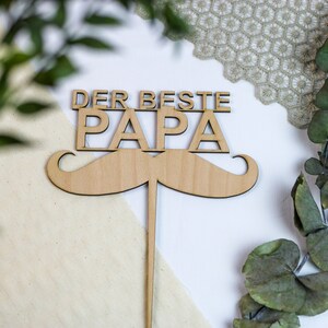 The best dad | Caketopper | Different colors and materials available #11