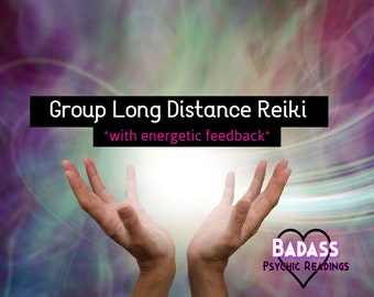 Distant Psychic Reiki Healing Service, Energy Clearing, with Energetic Feedback