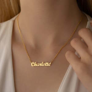 Sterling Silver Name Necklace: Personalized Custom Jewelry