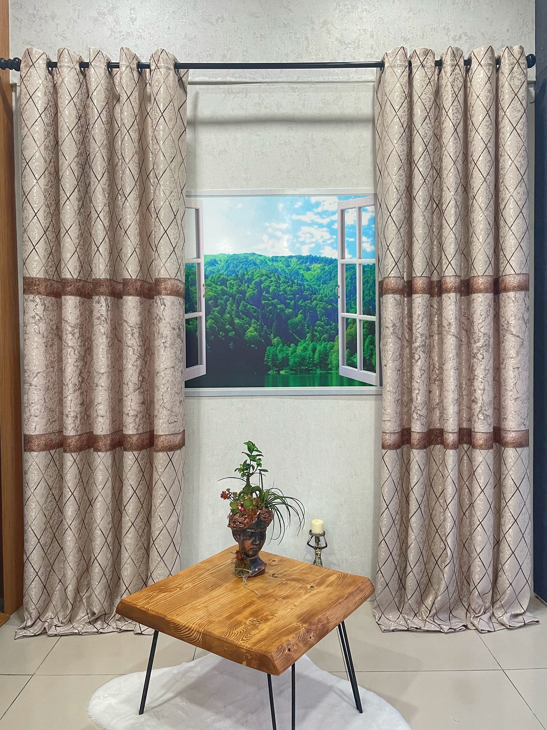 Curtain Curtains Personalized Curtain Handmade window Etsy