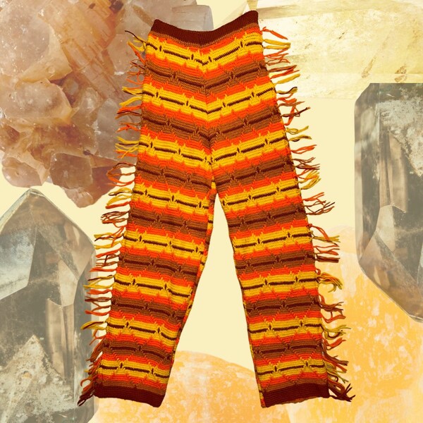 Fringe Pants Etsy